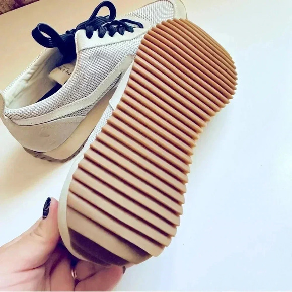 Rag & Bone Retro Runner Suede/Leather Trimmed Recycled Mesh Sneakers - Picture 9 of 10